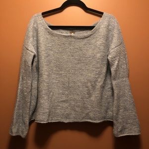 Free People Powder Blue Knit Sweater